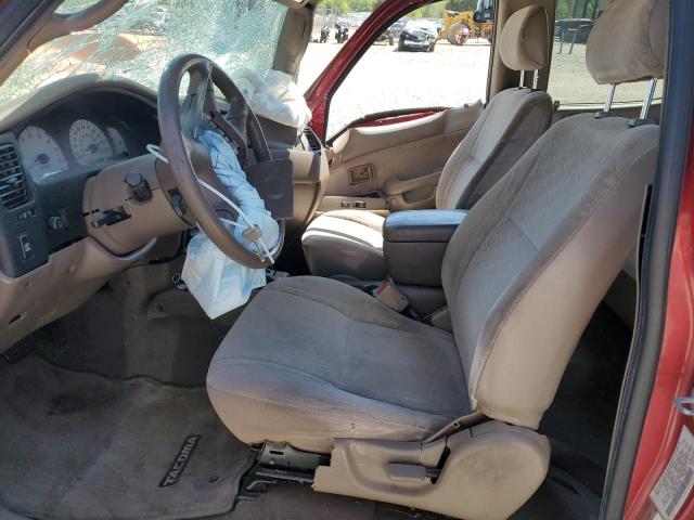 5TEGN92N44Z310669 - 2004 TOYOTA TACOMA DOUBLE CAB PRERUNNER RED photo 7