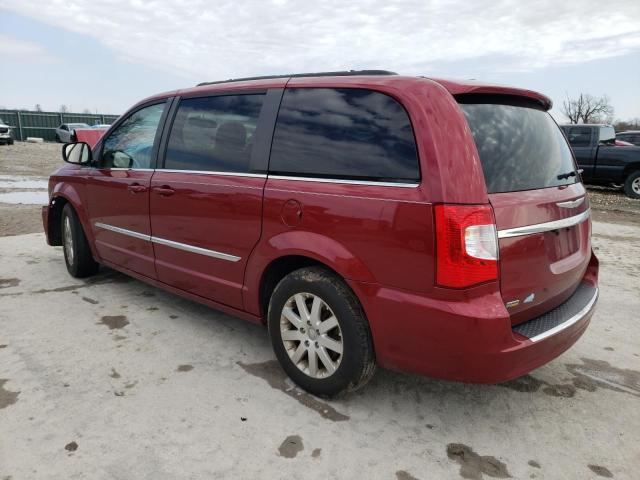 2C4RC1BG9FR720751 - 2015 CHRYSLER TOWN & COU TOURING MAROON photo 2