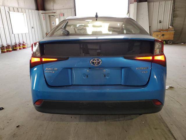 JTDL9MFU1N3037875 - 2022 TOYOTA PRIUS LE BLUE photo 6