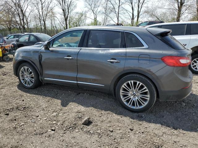 2LMPJ6LR6JBL30749 - 2018 LINCOLN MKX RESERVE Մոխրագույն լուսանկար 2