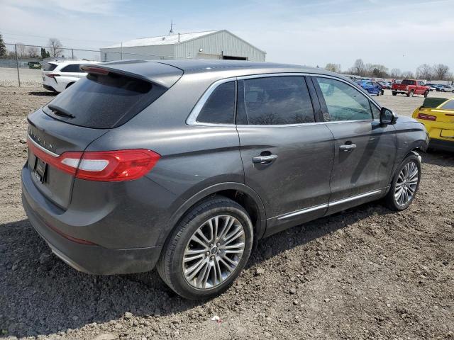 2LMPJ6LR6JBL30749 - 2018 LINCOLN MKX RESERVE Մոխրագույն լուսանկար 3