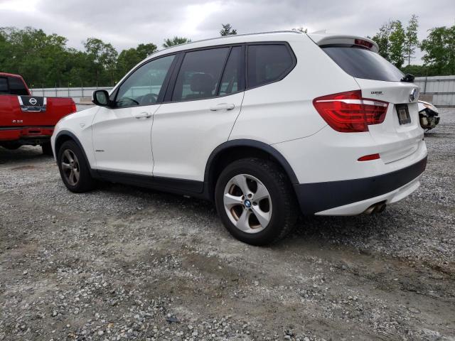 5UXWX5C52BL709149 - 2011 BMW X3 XDRIVE28I WHITE photo 2