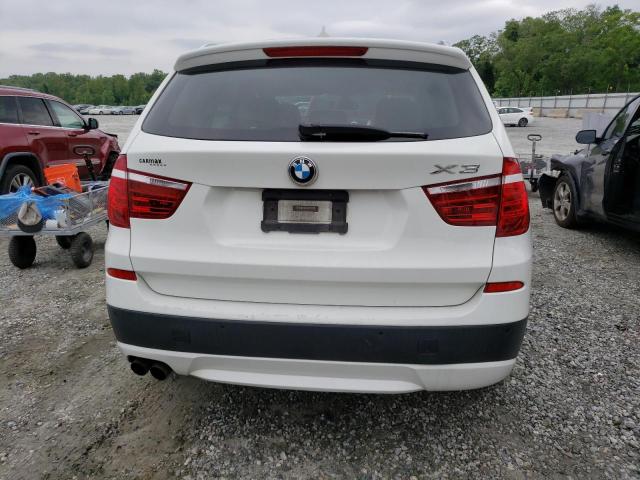 5UXWX5C52BL709149 - 2011 BMW X3 XDRIVE28I WHITE photo 6