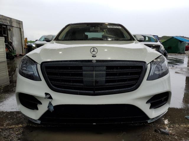 WDDUG8DB6KA437124 - 2019 MERCEDES-BENZ S 560 WHITE photo 5