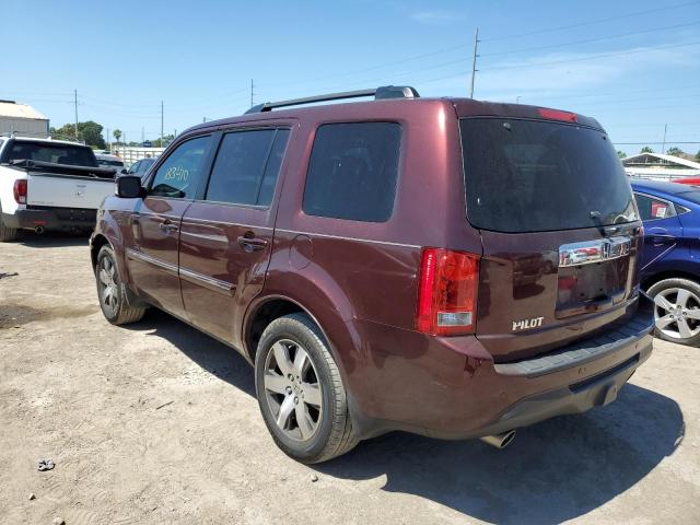 5FNYF4H91DB041739 - 2013 HONDA PILOT TOURING MAROON photo 2