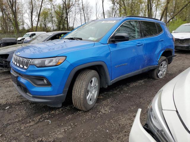 3C4NJDBB2NT181184 - 2022 JEEP COMPASS LATITUDE BLUE photo 1