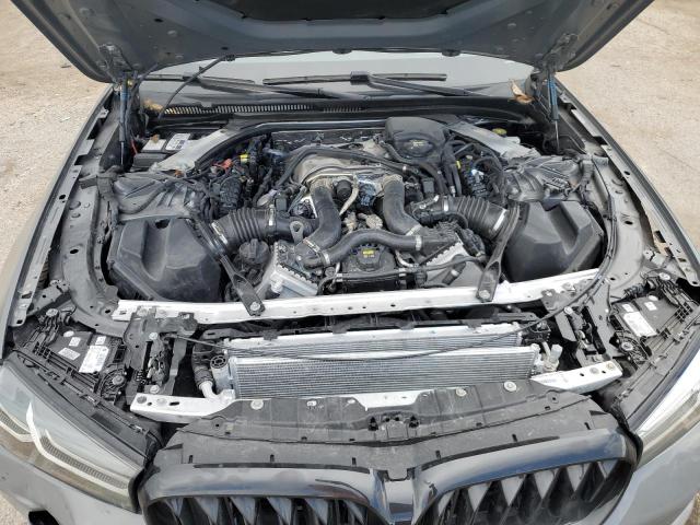 WBA13BK09MCF93639 - 2021 BMW M550XI GRAY photo 11
