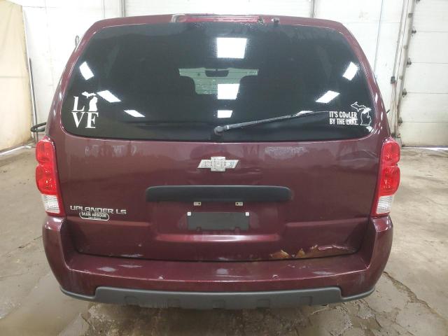 1GNDV23178D205040 - 2008 CHEVROLET UPLANDER LS 勃艮第红 照片 6