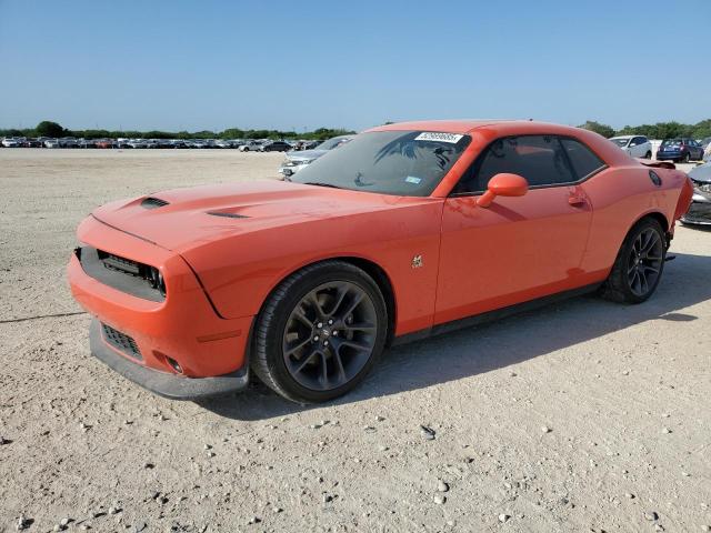 2C3CDZFJ5PH689114 - 2023 DODGE CHALLENGER R/T SCAT PACK ORANGE photo 1