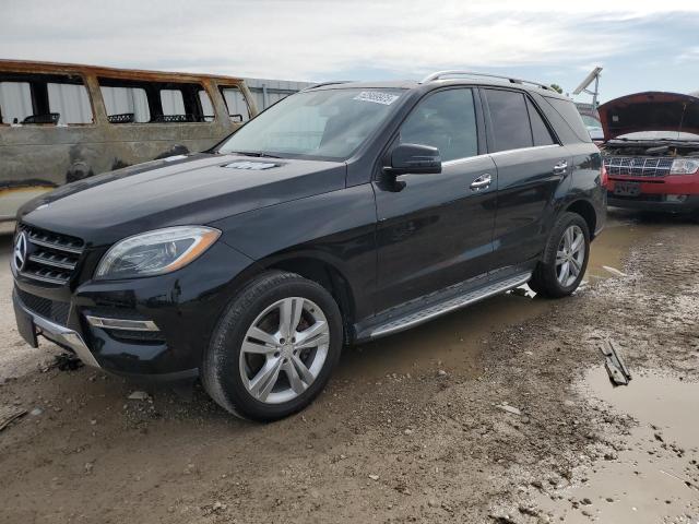 4JGDA5HB2EA330804 - 2014 MERCEDES-BENZ ML 350 4MATIC BLACK photo 1