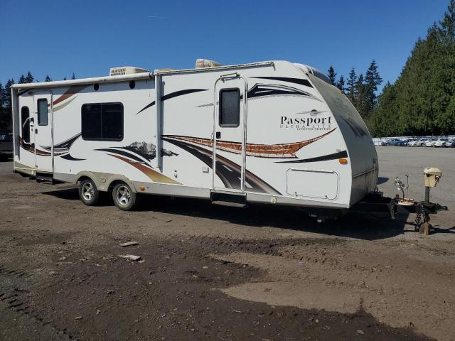 4YDT28525BT414163 - 2011 KEYSTONE PASSPORT WHITE photo 1