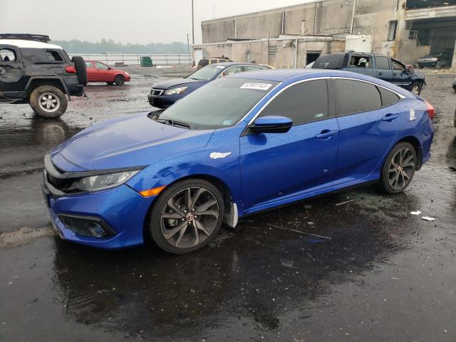 2HGFC2F85MH516335 - 2021 HONDA CIVIC SPORT 蓝色 照片 1