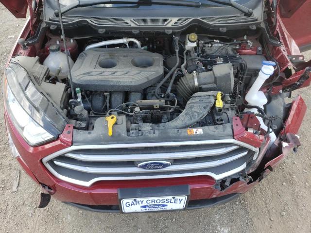 MAJ6S3GL8MC451306 - 2021 FORD ECOSPORT SE RED photo 12