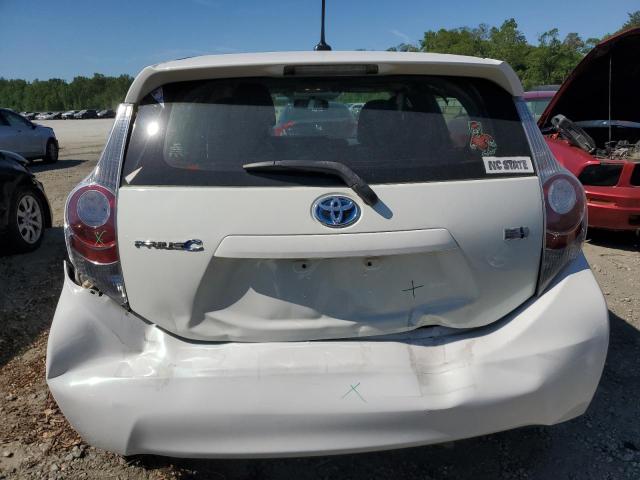 JTDKDTB35D1551272 - 2013 TOYOTA PRIUS C WHITE photo 6