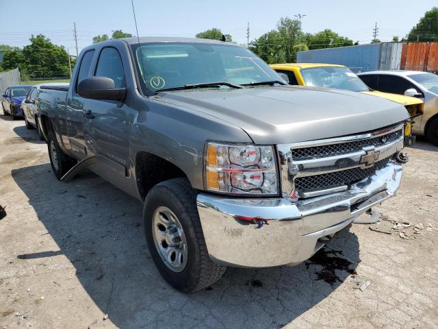 1GCRKREA7CZ253257 - 2012 CHEVROLET SILVERADO K1500 LS SILVER photo 4