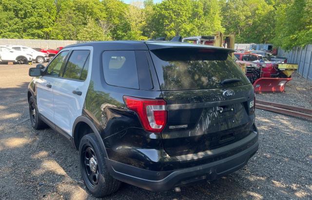 1FM5K8AR6JGB93528 - 2018 FORD EXPLORER POLICE INTERCEPTOR BLACK photo 3