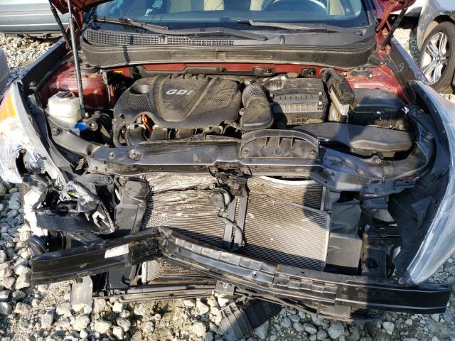 5NPEB4AC8EH944798 - 2014 HYUNDAI SONATA GLS RED photo 11