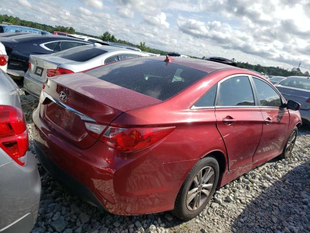 5NPEB4AC8EH944798 - 2014 HYUNDAI SONATA GLS RED photo 3