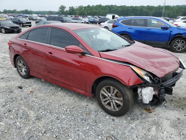 5NPEB4AC8EH944798 - 2014 HYUNDAI SONATA GLS RED photo 4