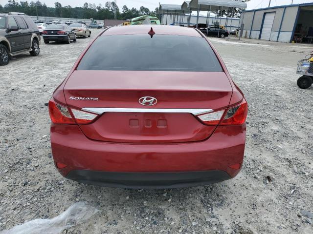 5NPEB4AC8EH944798 - 2014 HYUNDAI SONATA GLS RED photo 6