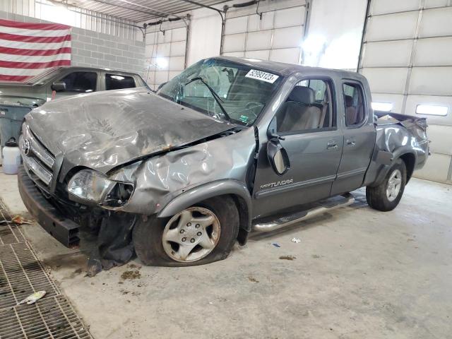 5TBBT44133S408688 - 2003 TOYOTA TUNDRA ACCESS CAB SR5 GRAY photo 1