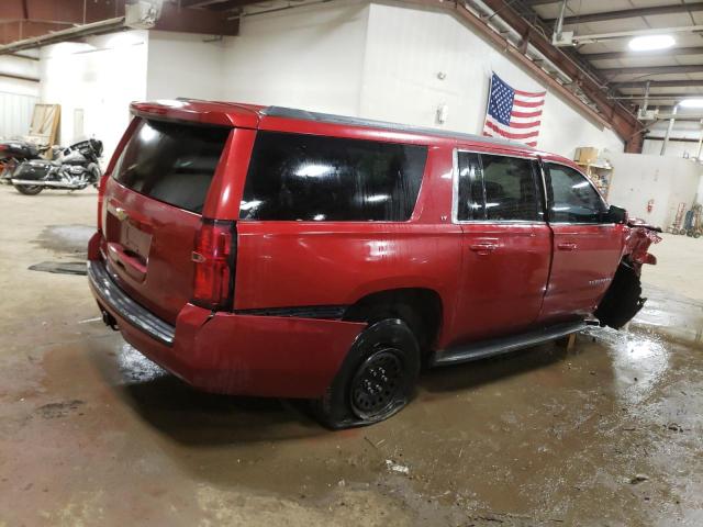 1GNSKJKC0FR569233 - 2015 CHEVROLET SUBURBAN K1500 LT BURGUNDY photo 3