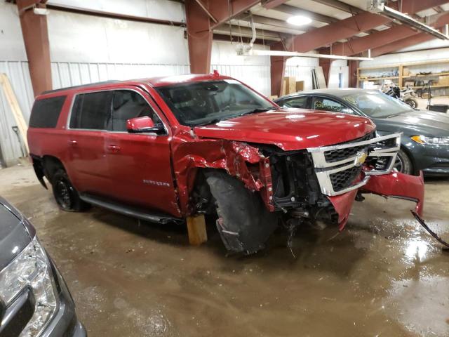 1GNSKJKC0FR569233 - 2015 CHEVROLET SUBURBAN K1500 LT BURGUNDY photo 4