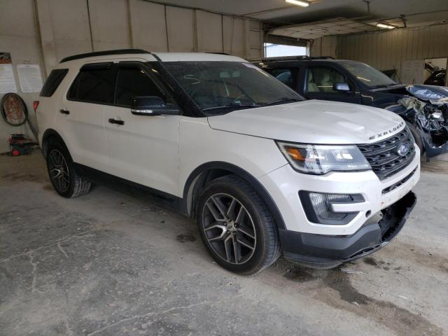 1FM5K8GTXGGA22860 - 2016 FORD EXPLORER SPORT WHITE photo 4