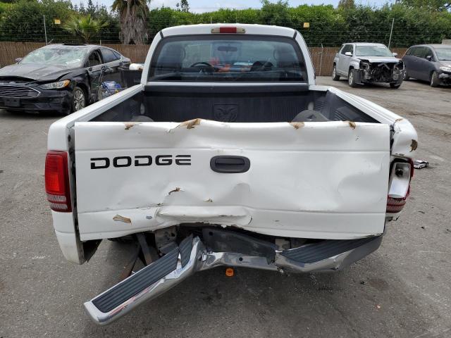 1B7GL2AX61S108254 - 2001 DODGE DAKOTA QUAD WHITE photo 6