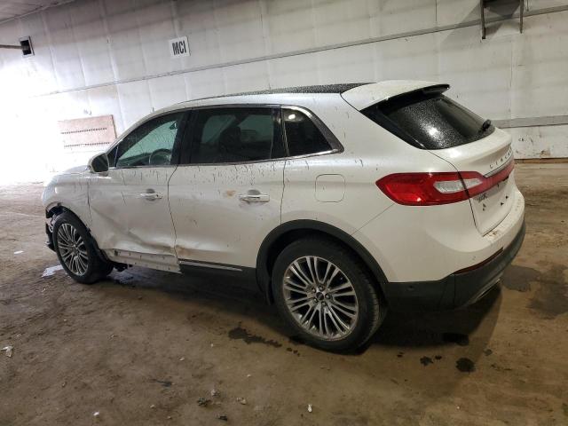 2LMTJ8LR1GBL61457 - 2016 LINCOLN MKX RESERVE თეთრი ფოტო 2