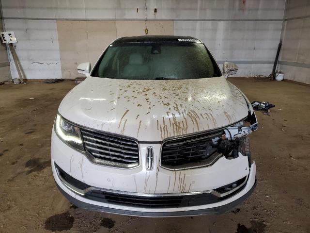 2LMTJ8LR1GBL61457 - 2016 LINCOLN MKX RESERVE თეთრი ფოტო 5