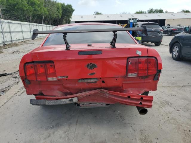 1ZVHT80N195143329 - 2009 FORD MUSTANG RED photo 6