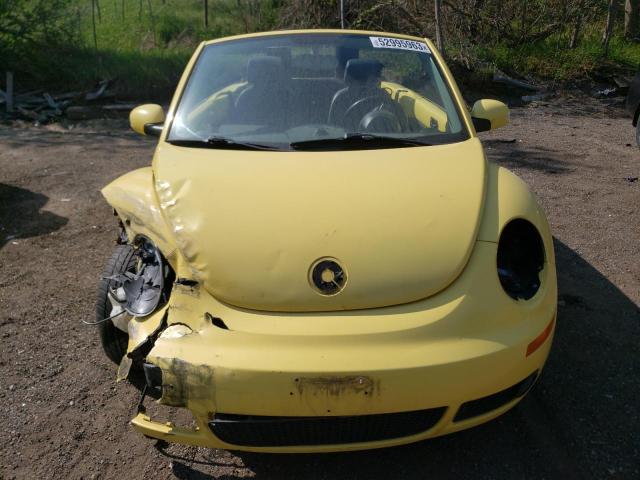 3VWRW2AL7AM001118 - 2010 VOLKSWAGEN NEW BEETLE YELLOW photo 5