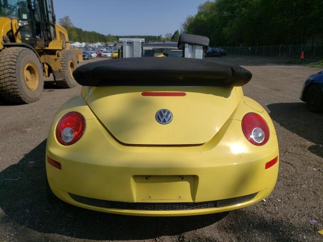 3VWRW2AL7AM001118 - 2010 VOLKSWAGEN NEW BEETLE YELLOW photo 6