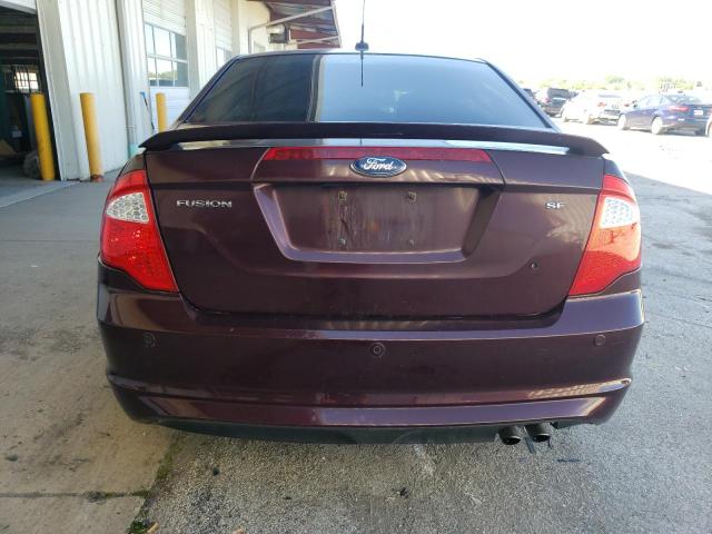 3FAHP0HA6BR218500 - 2011 FORD FUSION SE PURPLE photo 6