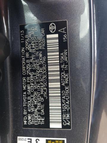 JTKJF5C73E3082796 - 2014 TOYOTA SCION TC 银色 照片 12