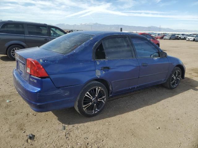 2HGES16374H580857 - 2004 HONDA CIVIC DX VP BLUE photo 3