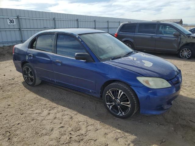 2HGES16374H580857 - 2004 HONDA CIVIC DX VP BLUE photo 4