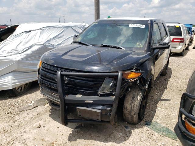 1FM5K8ARXEGC61111 - 2014 FORD EXPLORER POLICE INTERCEPTOR BLACK photo 1