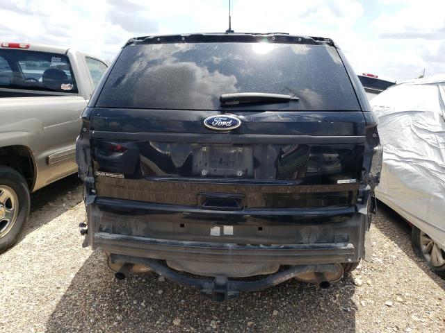 1FM5K8ARXEGC61111 - 2014 FORD EXPLORER POLICE INTERCEPTOR BLACK photo 6