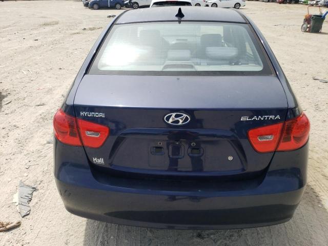 KMHDU46D49U738733 - 2009 HYUNDAI ELANTRA GLS BLUE photo 6