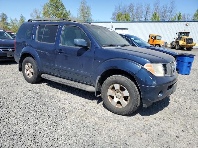 5N1AR18WX6C680632 - 2006 NISSAN PATHFINDER LE იასამნისფერი ფოტო 4