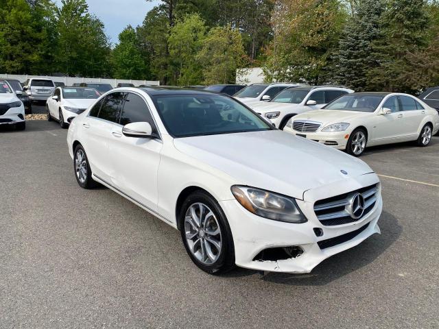 55SWF4JB1GU117578 - 2016 MERCEDES-BENZ C 300 WHITE photo 1