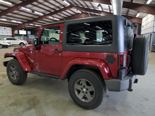 1C4AJWAG2DL565824 - 2013 JEEP WRANGLER SPORT MAROON photo 2