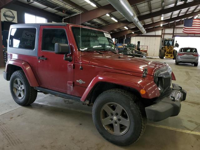 1C4AJWAG2DL565824 - 2013 JEEP WRANGLER SPORT MAROON photo 4