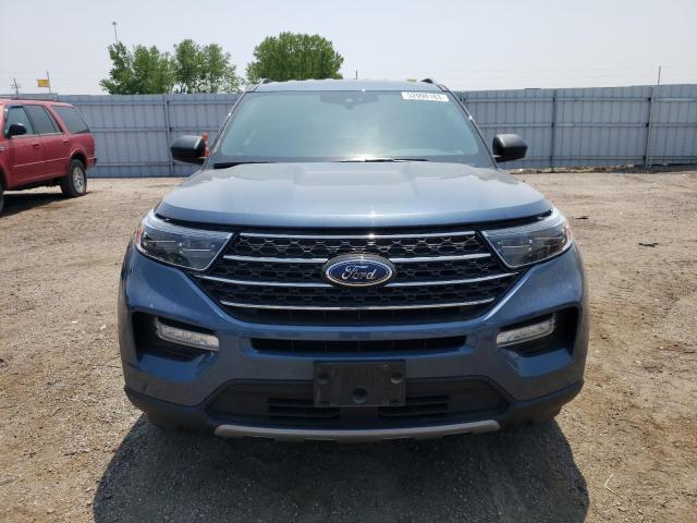 1FMSK8DH4LGA62882 - 2020 FORD EXPLORER XLT BLUE photo 5