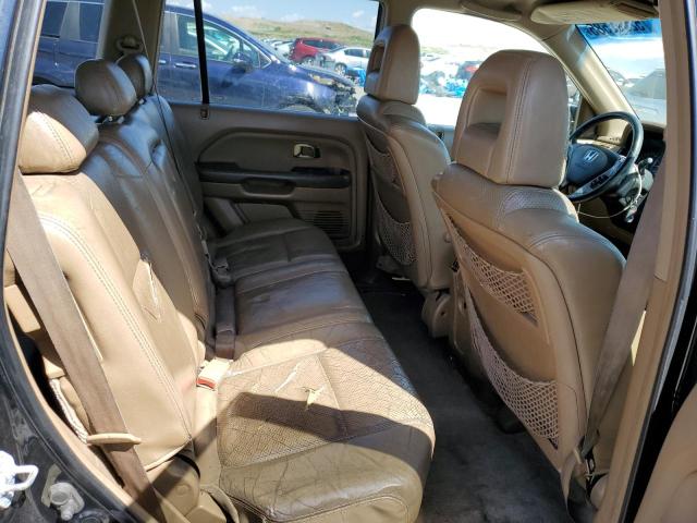 2HKYF18564H611764 - 2004 HONDA PILOT EXL BLACK photo 10