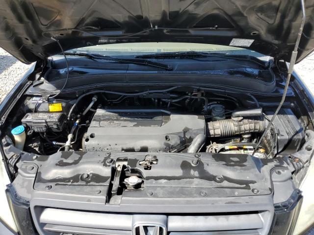 2HKYF18564H611764 - 2004 HONDA PILOT EXL BLACK photo 11