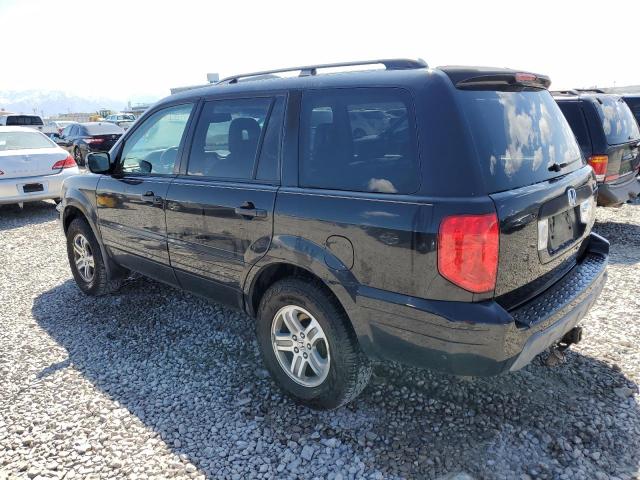 2HKYF18564H611764 - 2004 HONDA PILOT EXL BLACK photo 2