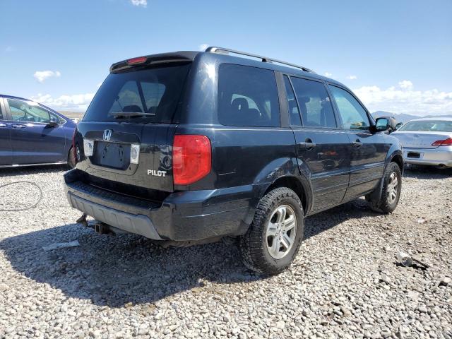 2HKYF18564H611764 - 2004 HONDA PILOT EXL BLACK photo 3